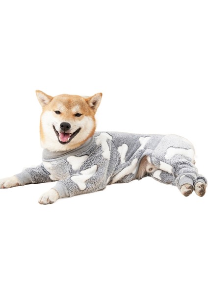 Sıcak Kış Köpek Giysileri Küçük, Orta ve Büyük Köpek Evcil Hayvan Giysileri Gri (Yurt Dışından) fiyatları