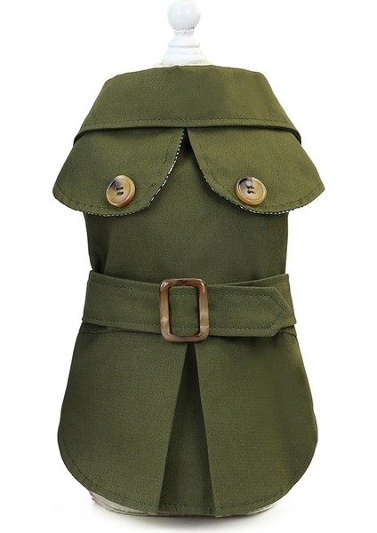 Kış Evcil Hayvan Giysileri Rüzgar Geçirmez Giysiler Yeşil (Yurt Dışından)