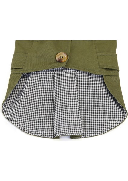 Kış Evcil Hayvan Giysileri Rüzgar Geçirmez Giysiler Yeşil (Yurt Dışından) modelleri