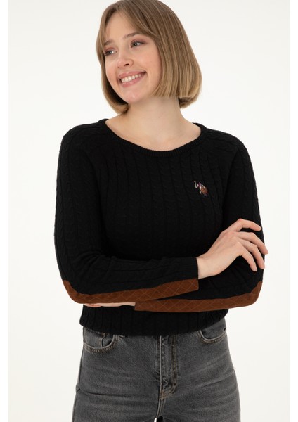 Kadın Siyah Kazak /Triko 50288981-VR046 modelleri