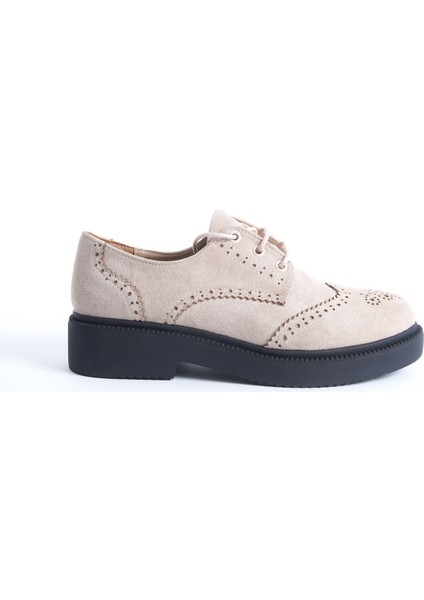 Yampa Ten Süet Oxford Günlük Rahat Kadın Ayakkabı fırsatları