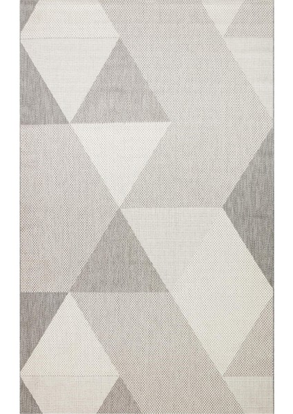 Mono Koleksiyonu Yumuşak Dokulu Kaymaz Tabanlı Şık Kilim Mno 03 Gri