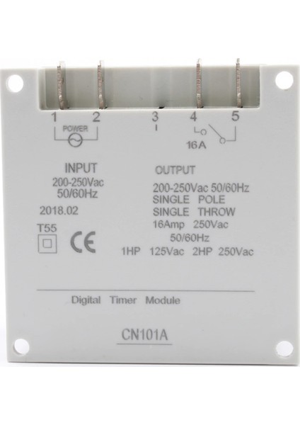 Zauss CN101A Programlanabilir Gecikmeli Haftalık 220 V Zaman Rölesi