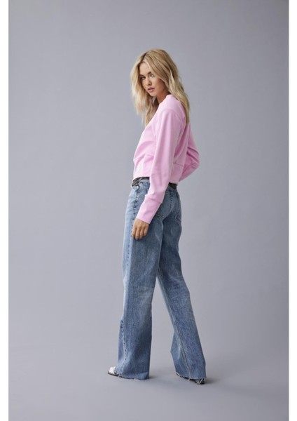Only Onlcamılle Hw Wıde Reworked Dnm Akm Kadın Mavi Jean - 15329870 fırsatları