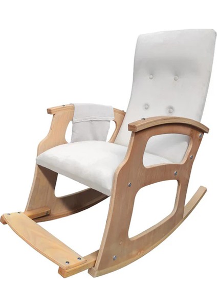 Hünkar Doğal Ahşap Krem Renkli Dinlenme Koltuğu, Tv Koltuğu fırsatları