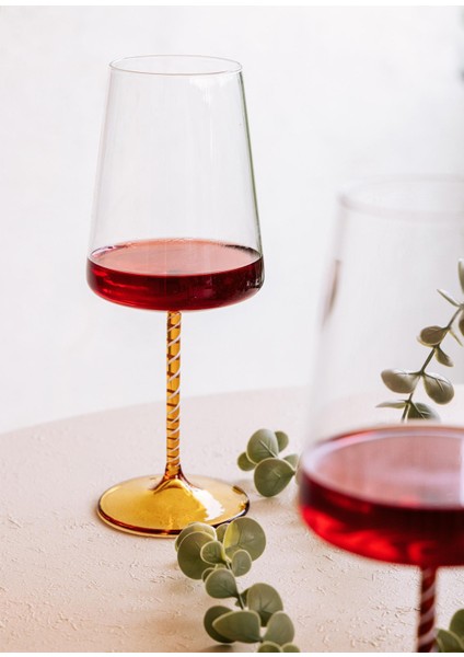 Edera Şarap Kadehi Sarı 500 ml fiyatları