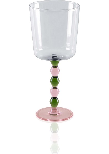 Bead Şarap Kadehi Yeşil 300 ml