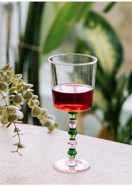 Bead Şarap Kadehi Yeşil 300 ml fiyatları