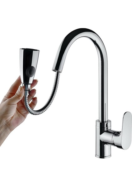Storm Premium Spiralli 2 Fonksiyonlu Evye Mutfak Batarya
