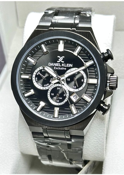 Orijinal 2 Yıl Garantili Su Geçirmez Çelik Kordon Fonksiyonlu Erkek Kol Saati