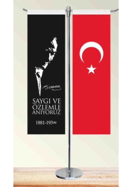 Masaüstü T Model Bayrak Direği