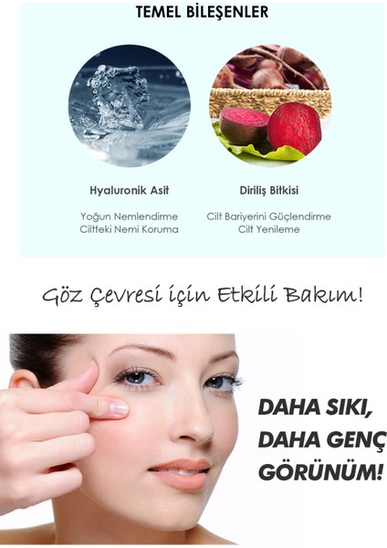 Kolajen Içerikli Yaşlanma Karşıtı Onarıcı Göz Kremi 40ML fırsatları