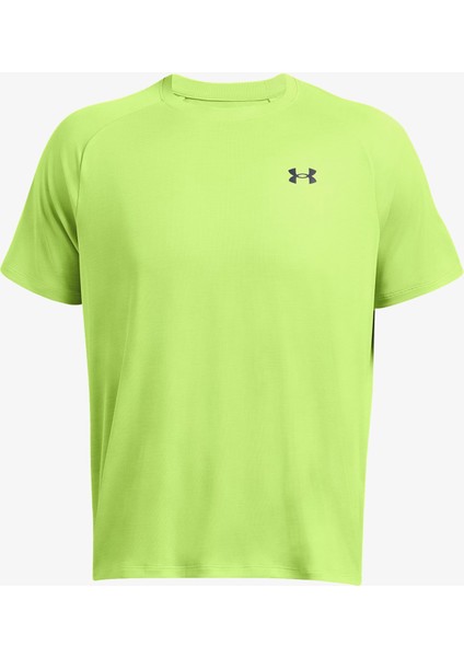 Tech Textured Erkek Sarı Antrenman T-SHIRT.304 modelleri