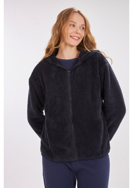 L10159W Liana Kapüşonlu Peluş Ceket fırsatları
