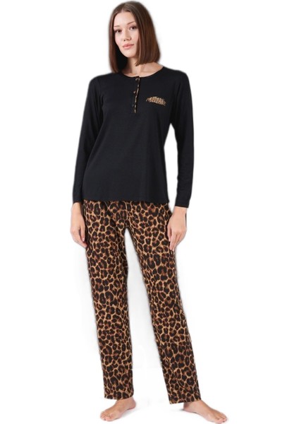 Kadın Siyah Pijama Takımı 26004 fiyatları