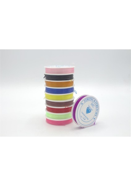 Misina Elastik - 1.0 mm Renkli