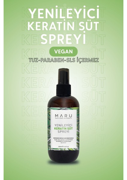 Keratin Argan Süt Spreyi 250ml 8699211807496