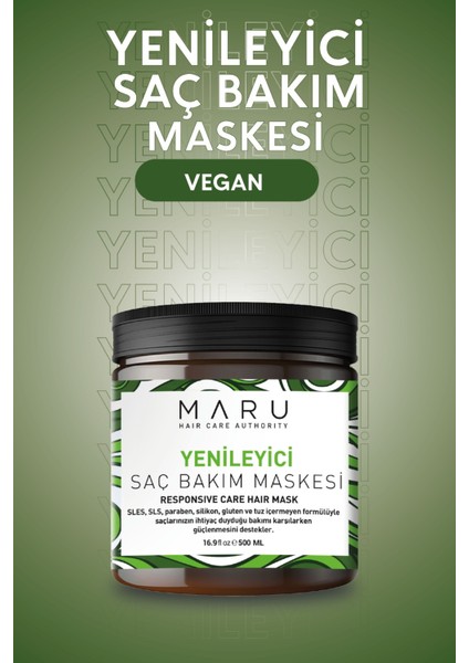 Yıpranmış Saçlar Için Onarıcı - Tuzsuz & Vegan Süt Özlü Yoğun Bakım Maskesi 500 ml modelleri