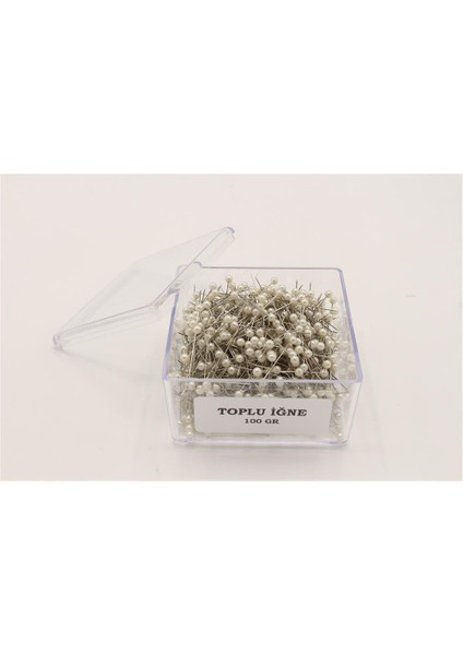 100 gr Başlı Toplu Iğne - Std Beyaz