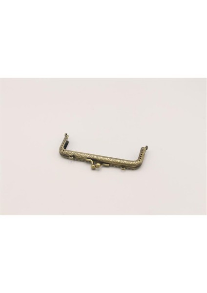 Çanta Klips Kare - 12 cm Bronz