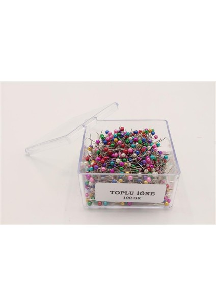 100 gr Başlı Toplu Iğne - Std Renkli
