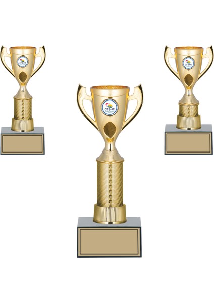 Kişiye Özel Kupa Takımı-Ödül Kupası-Turnuva Kupası 3'lü Takım GN170