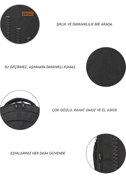 Zeplin Okul Çantası Sırt Çantası Su Geçirmez fırsatları