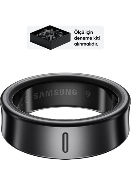 Galaxy Ring 6 Size 16.5 mm Siyah Titanyum