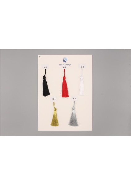 Polyester Püskül - 7 cm Siyah