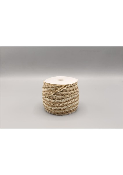Hasır Şerit No 9 - 13 mt Doğal Jüt Rengi