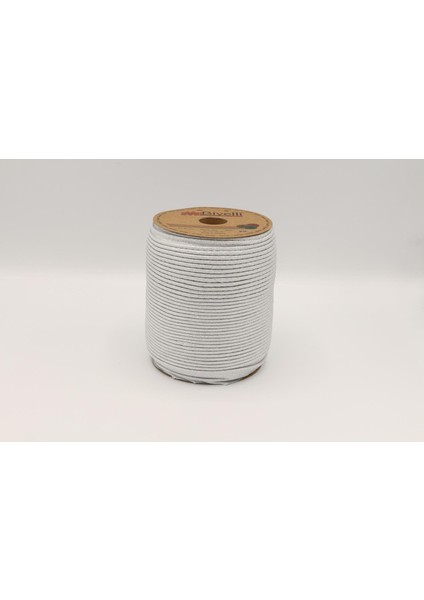Simli Ip Kum Biye Gümüş 13MM