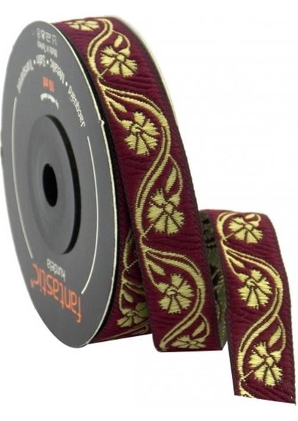 16070-BORDÜR - 10 mt Bordo