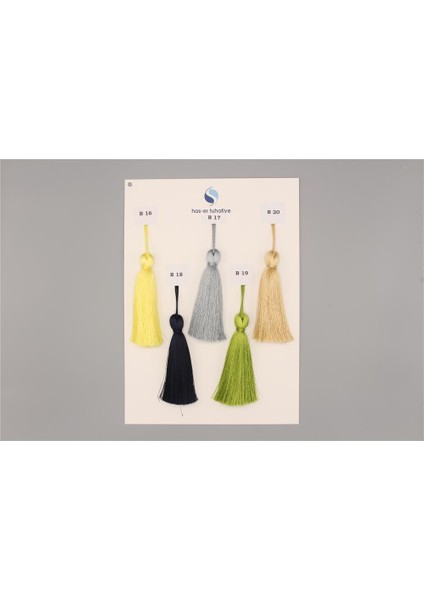 Polyester Püskül - 12 cm Sarı