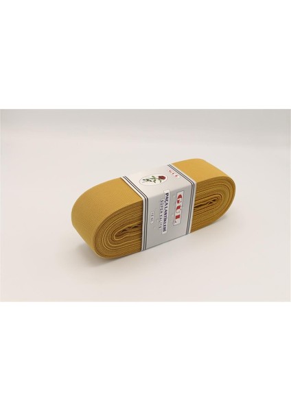 Renkli Lastik 5 cm - 10 mt Hardal