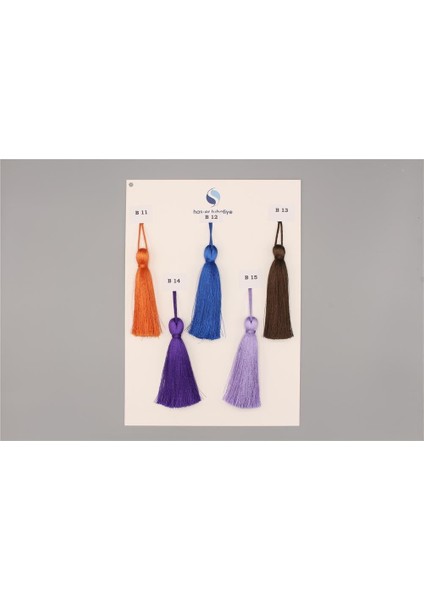Polyester Püskül - 12 cm Kahverengi fiyatları