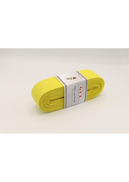 Renkli Lastik 5 cm - 10 mt Sarı