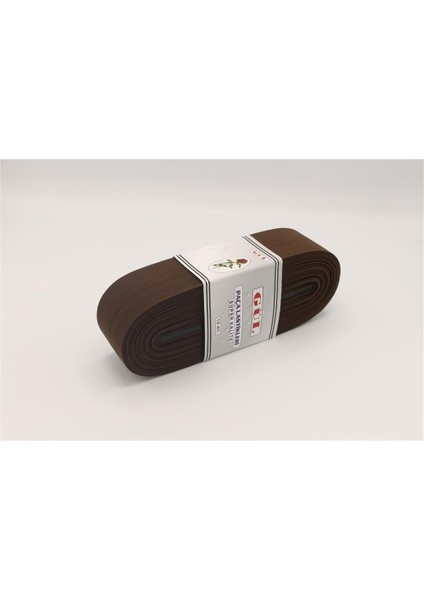 Renkli Lastik 5 cm - 10 mt Kahverengi