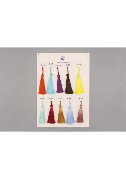 Polyester Püskül - 7 cm Turuncu