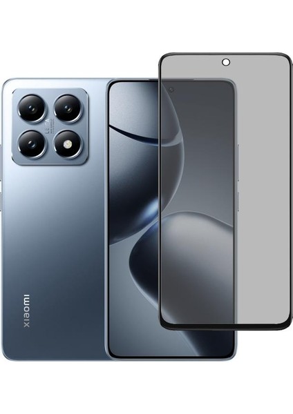 Xiaomi Mi 14T Gizli Hayalet Ekran Koruyucu Temperli Cam Yandan Gözükmez