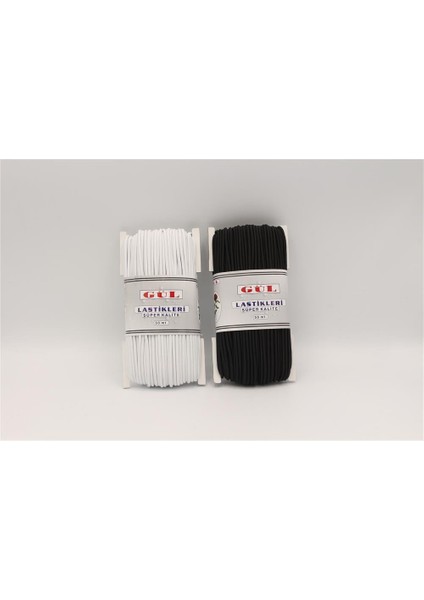 Yuvarlak Lastik 3 mm - 50 mt Siyah