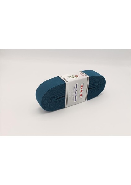 Renkli Lastik 4 cm - 10 mt Petrol Mavi
