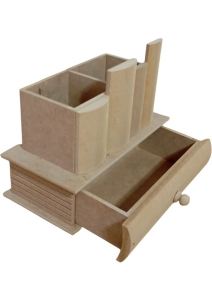 Mdf Kitap Şeklinde Çekmeceli Kalemlik fiyatları