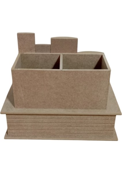 Mdf Kitap Şeklinde Çekmeceli Kalemlik fırsatları