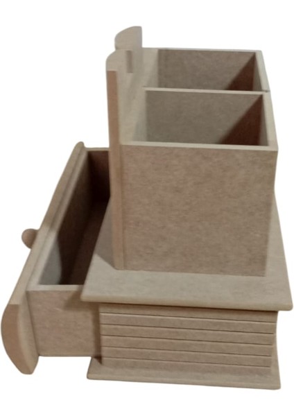 Mdf Kitap Şeklinde Çekmeceli Kalemlik indirimleri