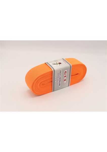 Renkli Lastik 5 cm - 10 mt Turuncu