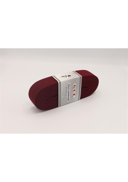 Renkli Lastik 4 cm - 10 mt Bordo