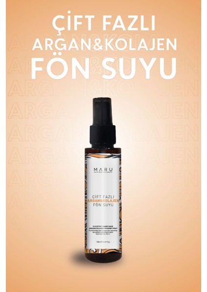 Argan & Collagen Bağ Onarıcı Isı Koruyucu Saç Bakım Spreyi 150 ml