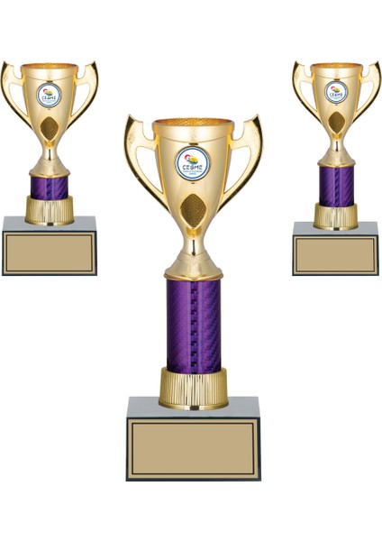 Kişiye Özel Kupa Takımı-Ödül Kupası-Turnuva Kupası 3'lü Takım GN171