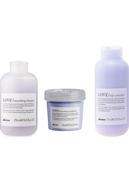 Love Smoothing Düzleştirici Bakım Seti 3