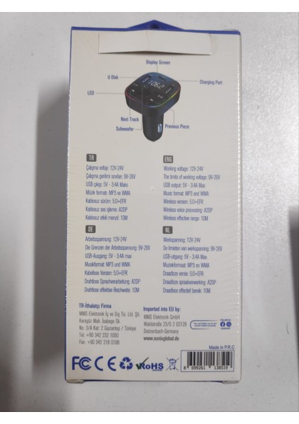 Tıme Mobıl-Sunix Mdl-14 Fm Transmıtter